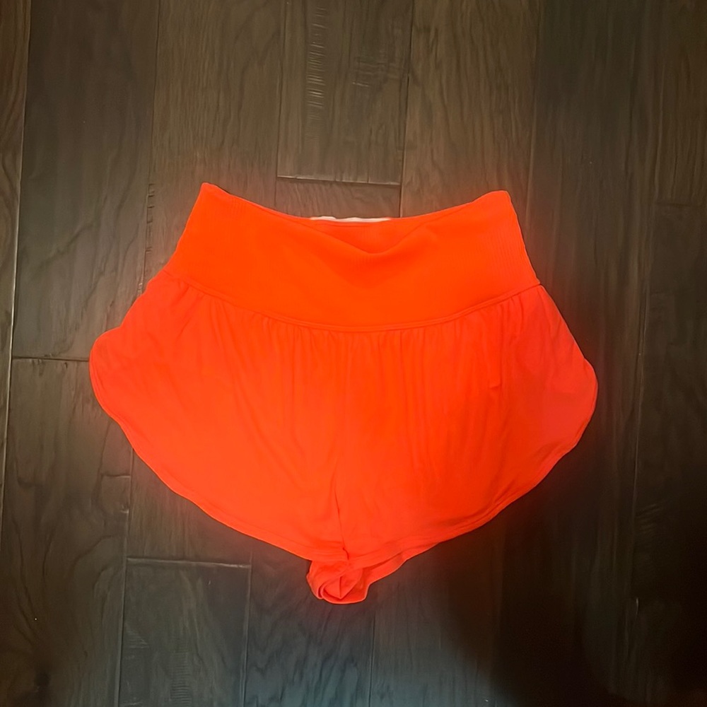 free people orange shorts!